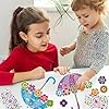 kapitomanio 30 Set Spring Crafts for Kids Make You Own Umbrella Paper Ornaments for Spring Classroom Activities, March DIY Crafts Kits for School Home Party Supplies #2