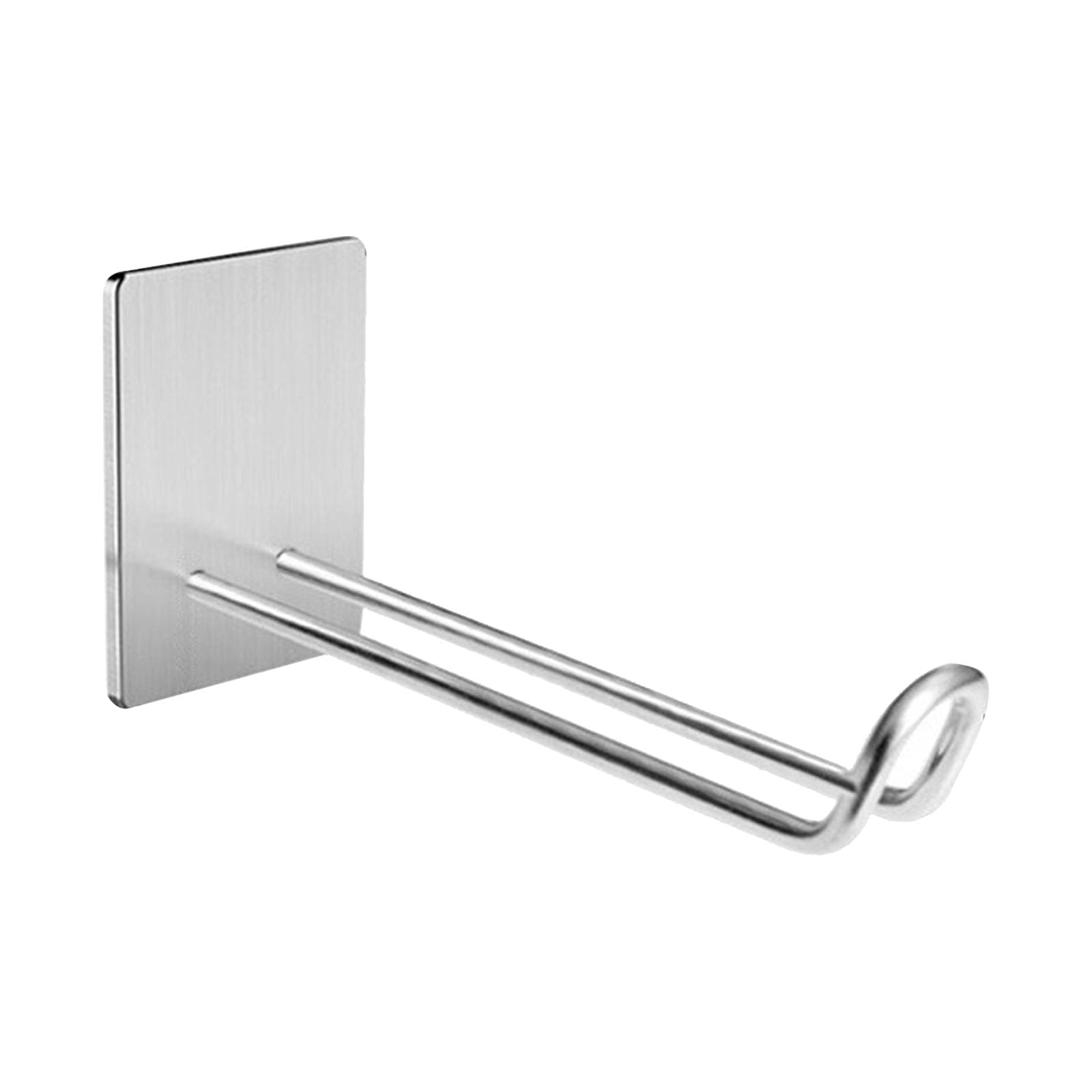 Hsioluted 90 Hook Multipurpose Stainless Steel Stick On Hook For Bathroom Use Space Saving Towel Holder Household Organization Rack Sticky Hook For Hanging