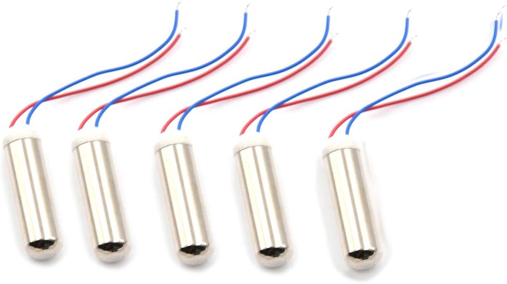 DC Coreless Motor Built-in Vibration Waterproof 1.5-3v 8000-16000RPM Motor for Electric Toothbrush 7x25mm 5PCS