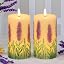 2 Pack Lavender Painted