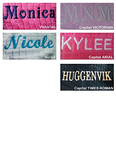 BY LORA Custom Embroidered Microfiber Kids Hooded Robes2