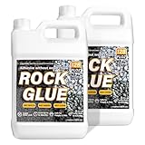 Sudale Rock Glue for Landscaping – Outdoor Adhesive for Rocks, Mulch, Gravel, Pebbles & Stone – Waterproof, Heavy Duty, Fast Drying – 2 Gallon (256 oz) – Strong Mulch Anchor & Landscape Glue