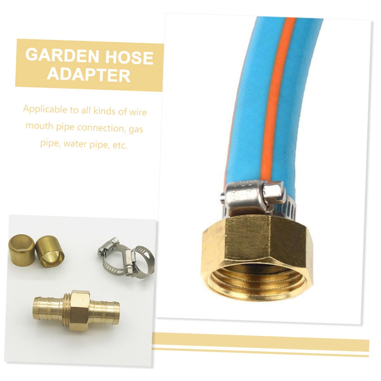 BESPORTBLE 3 Set di Adattatori per Tubi da Giardino Raccordi A Sgancio Rapido Set di Connettori per Tubi da 3/4 per Connettori per Acqua da Giardino Ricambio 2 Pezzi*3