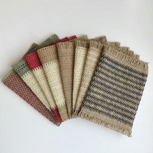 NEIQIUWING 4 manteles individuales resistentes para hoteles, cocinas y restaurantes