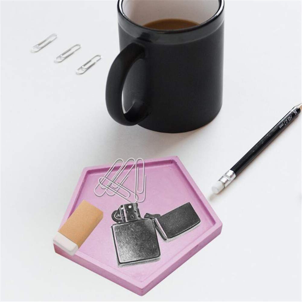 Triangle&gossip Modello Silicone Succulente Piante Vaso di Fiori Stampo, Creazione Cemento Stampi, Fai da Te Candelabro Portacandele Gesso Clay Artigianato Bonsai Decorazione Stampo - Triangolo Forma