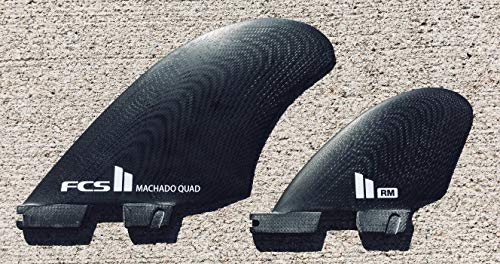 Fcs Ii Machado Quad Fin Set - Black #TOP3