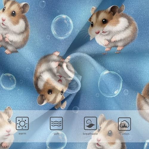 Joisal Toddler Girls Underwear 2t Cotton Little Girl Panties Fun Briefs Underpants Cute Hamsters Brown Blue3