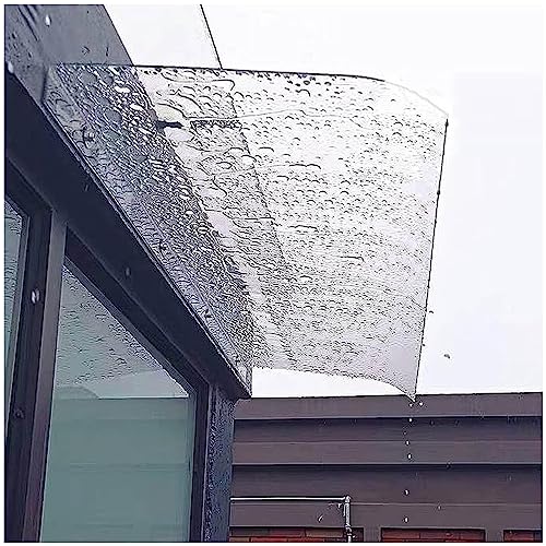 Auvent de protection contre la pluie transparent pour éviter les infiltrations de porte