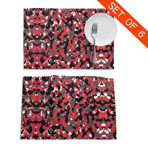 Sets de table de Noël lavables pour protéger de la chaleur - 5