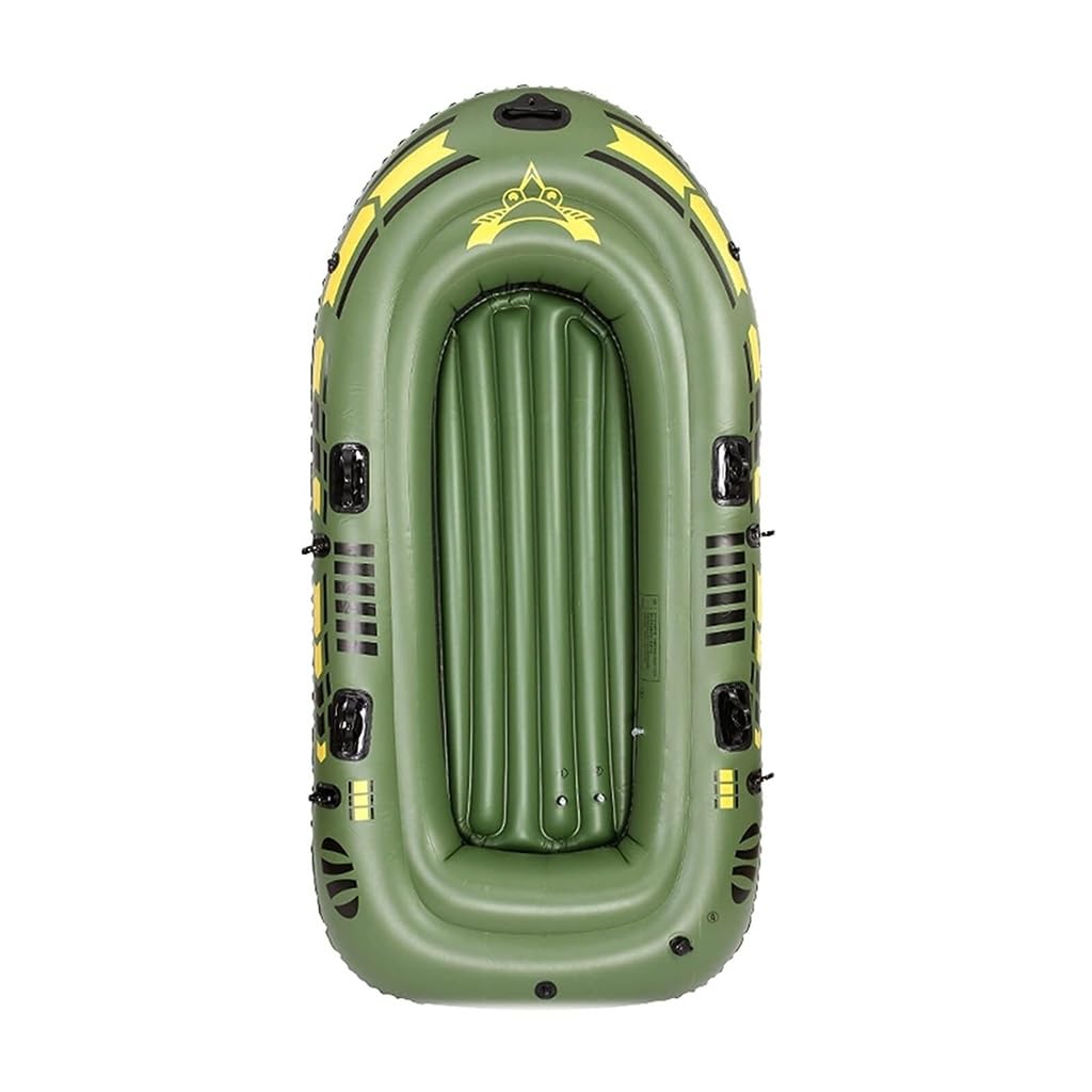 Bateau gonflable de pêche pour explorer les lacs et rivières en été en famille