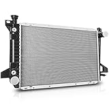 DWVO Radiator Complete Radiator Compatible with Ford F-150 F-200 F-250 F-250 HD F-350 Bronco 5.0L 5.8L V8 DWRD1083