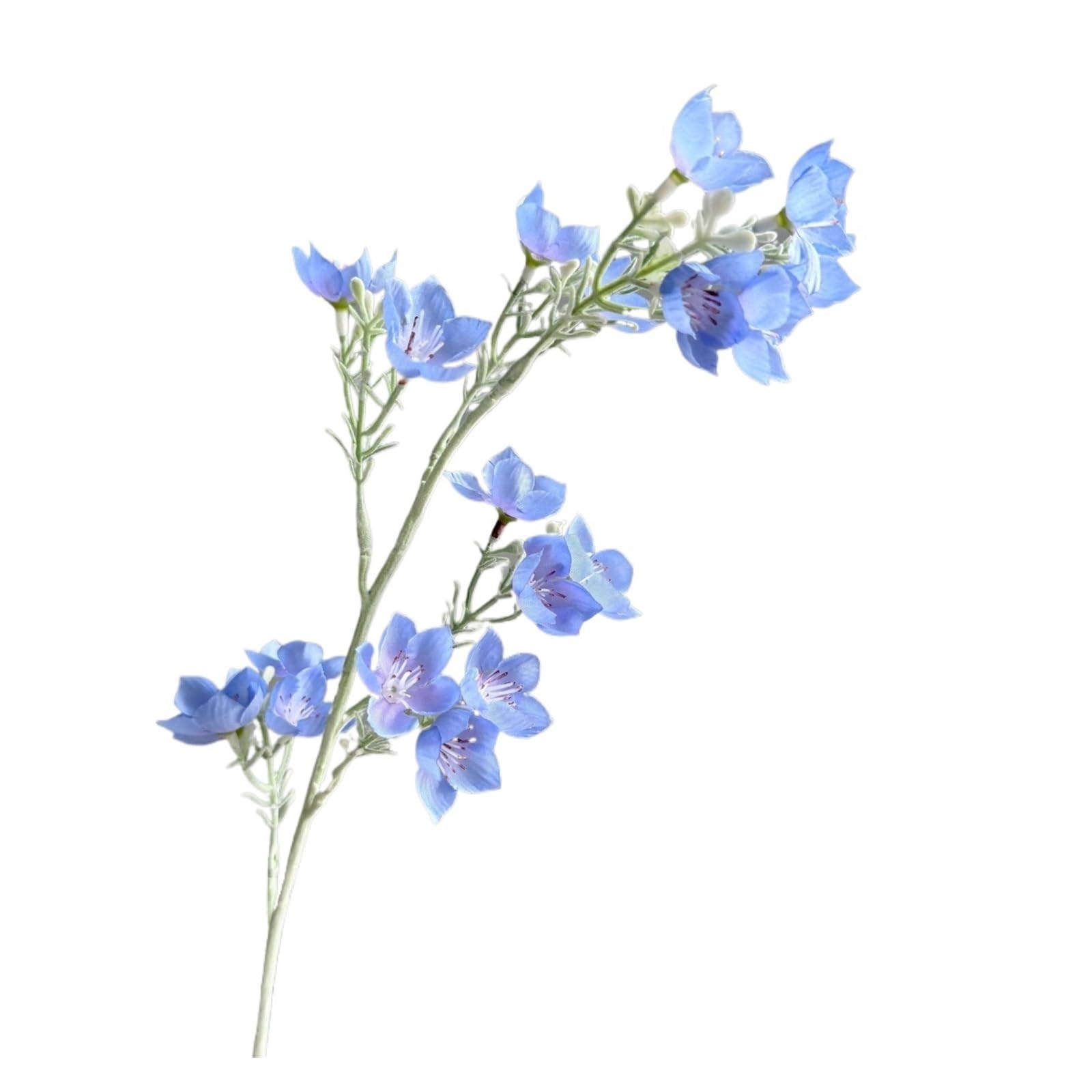 Casetlong 6Pcs Artificial Flowers Wedding Flower Arrangement Home Room Decoration Ornaments Party Table(Blue)