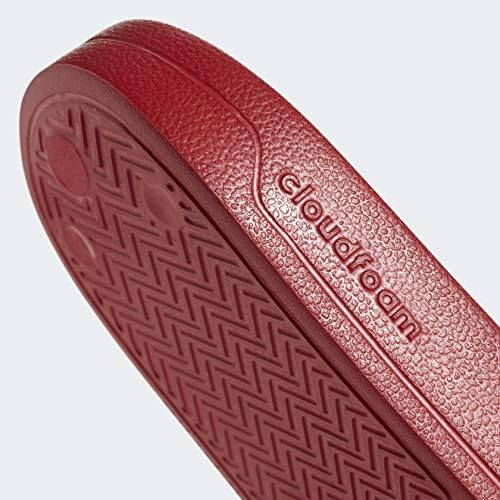 adidas Men's Adilette Shower Slides 7 Scarlet/Core White/Scarlet