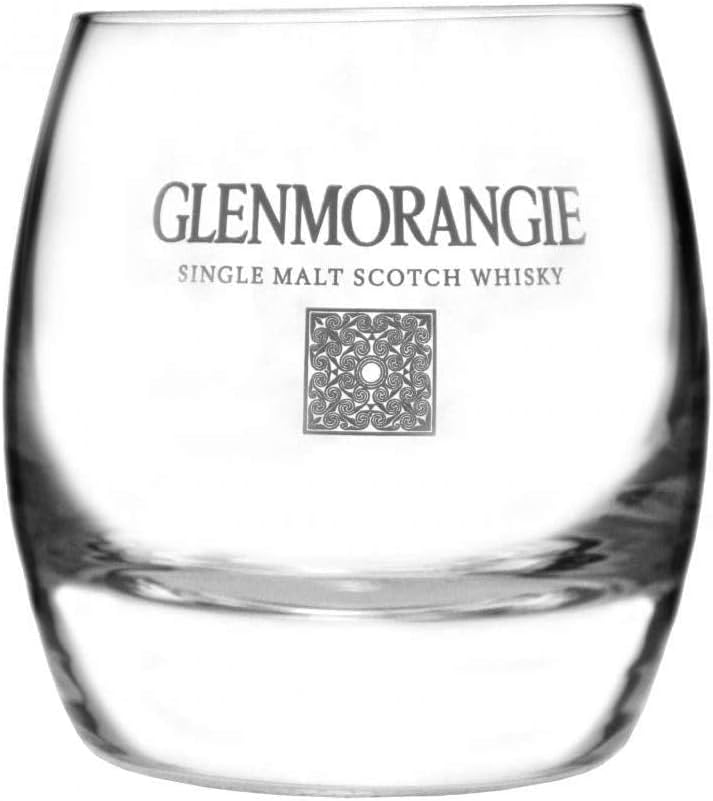 Glenmorangie Single Malt Scotch Whisky Glass, Tumbler Style, Clear