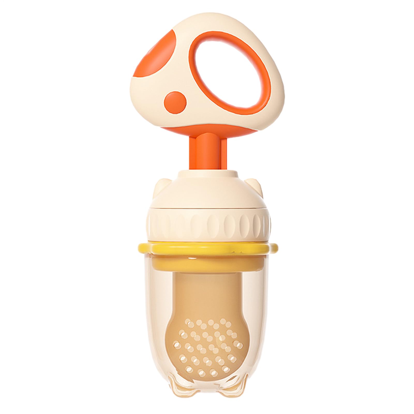 Alimentador Fruta Bebé - Mordedor Silicona Calmar Encías | Malla Chupete Led Weaning 4 Meses+ | Sin BPA, Limpieza Fácil, Herramienta Autoalimentación, Congelados Infantil