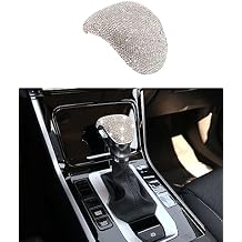 Bling Crystal Shifter Gear Lever Accessories Compatible with Kia Forte 2019-2023 Silver