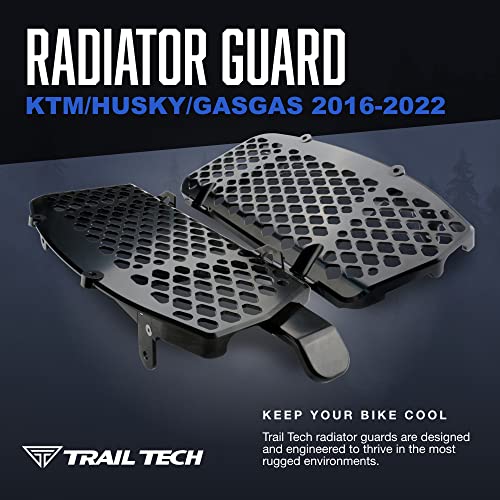 Trail Tech Radiator Guards, Black - Ktm/Husq 16-22, (0151-Rb02) #TOP1