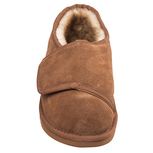 Lamo Sheepskin Bootie Wrap Slipper - Wo Chestnut - Large (W8-9) Wide3