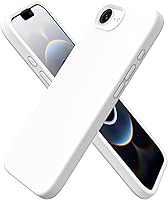 Vista 27 de ORNARTO Funda compatible con iPhone 16e de 6.1 pulgadas (2025), silicona líquida de 3 capas cubierta completa de goma de gel suave, funda protectora