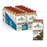 gimMe Organic Roasted Seaweed Sheets - Teriyaki - 12 Count - Keto, Vegan, Gluten Free - Great Source of Iodine and Omega 3’s - Healthy On-The-Go Snack for Kids & Adults