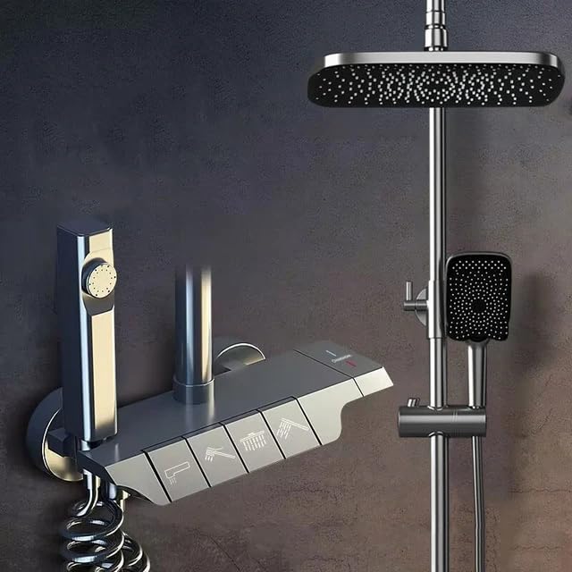 See full amazon price history chart for ARAMO Shower Set/Shower Panel - Pool with Piano-Type Buttons & 4 Water Functions (Without Display) ARAMO Shower Set/Shower Panel - Pool with Piano-Type Buttons & 4 Water Functions (Without Display) (B0CGLJNXRM) Amazon Price History, Amazon Price Tracker