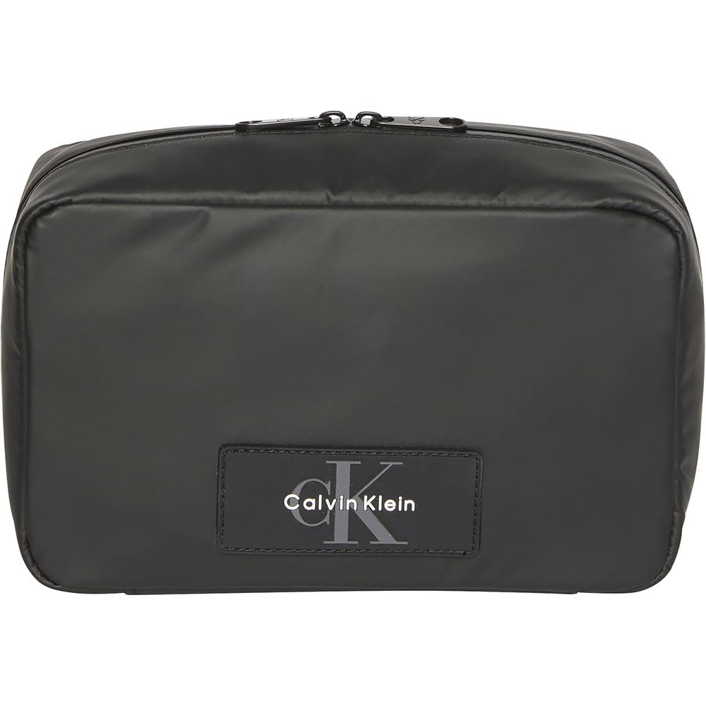 CALVIN KLEIN Kit DOPP Utilitaire pour Homme avec Cintre LV04D1135G Dopp Kit, Noir (Noir), Taille Unique, Noir (Noir), Taille Unique, Kit Dopp