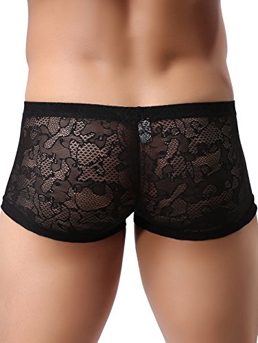 iKingksy Men's Sexy Boxer Briefs Soft Low Rise Pouch Underwear4