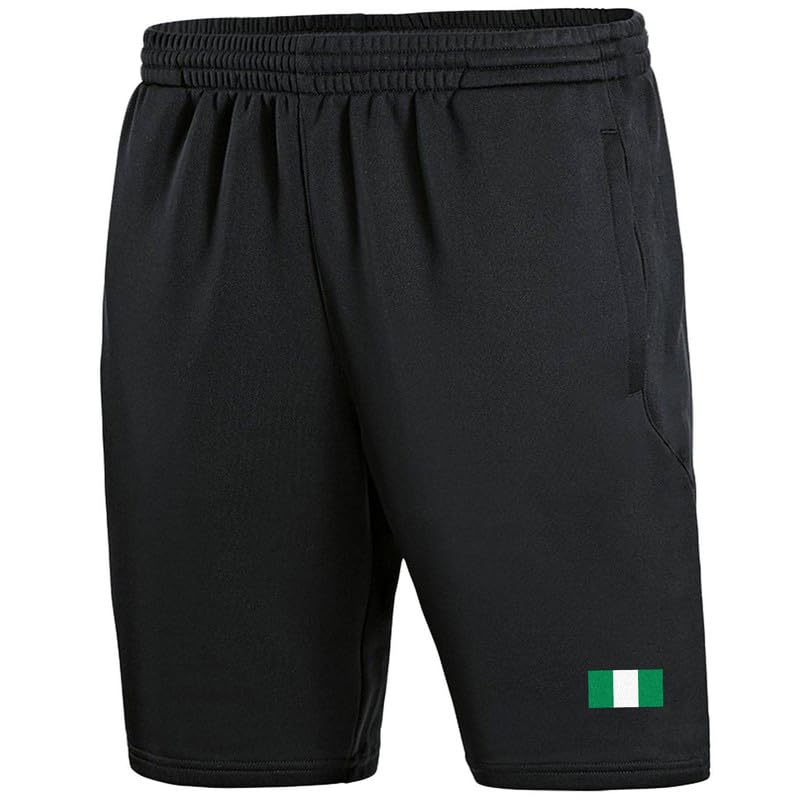 Short Nigeria NG-664 football noir vêtement de sport anti humidité