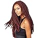 Bobbi Boss Synthetic Hair Crochet Braids Faux Locs Style Senegal Bomba Dreadlocks (4-Pack, 1)