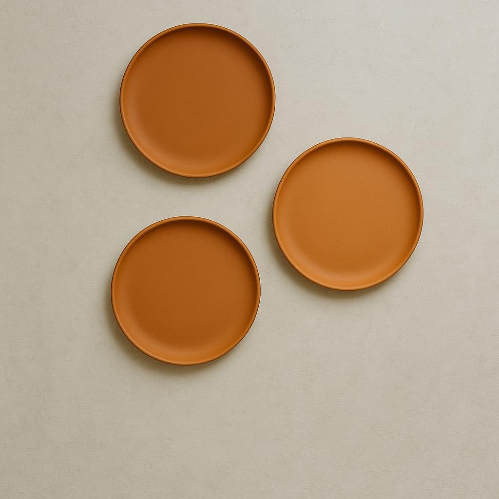 Terracotta Wall Plates - Handcrafted Rustic Décor -3