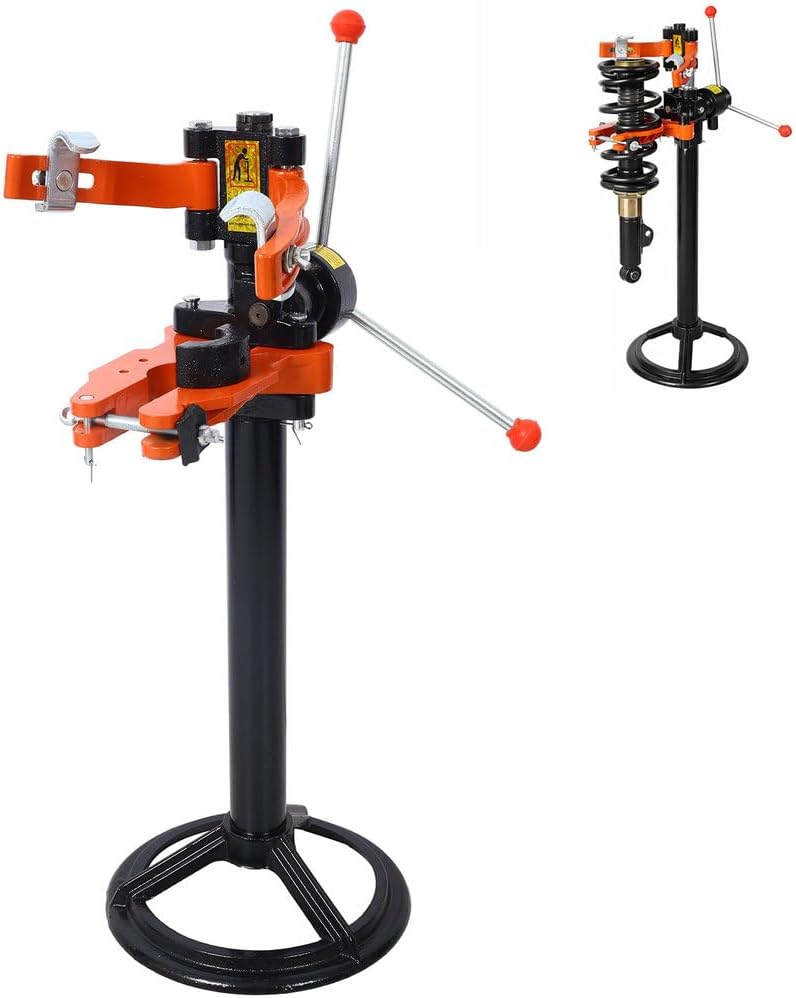 Vehicle Auto Spring Compressor – 20″ Max Height Hand-Operated Strut Coil Spring Press, Heavy-Duty Manual Spring Compression Tool for Car Shock & Strut Removal