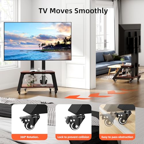 Soporte móvil con ruedas para TV 32-86 pulgadas miniatura 7