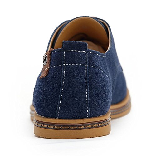 Men's Classic Leather Oxford Flat-Heel Shoes4