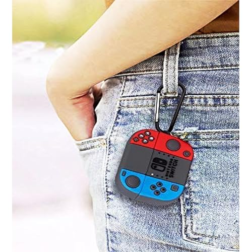 Image of YODI Case Cover for Airpods Pro|Pro 2|Airpods Pro 3|Airpods 4 Pouch, Silicone Cases with Cleaner Kit 360 Drop Protection,Shock-Resistant ((Nintendo Switch), Airpods 4)