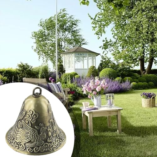 Squisita fattura: con meticolosa attenzione ai dettagli, queste campane presentano una squisita fattura e uno stile antico, aggiungendo un tocco di eleganza alla tua casa o fattoria.