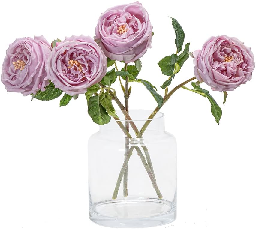 50 Silberne Kunstrosen - Echte Seide Dekorationsblumen Für Hochzeit & Bastelprojekte