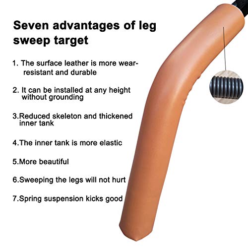 Syntecso Portable Wing Chun Dummy, Detachable Wooden Wing Chun Dummy Attached To Punching Bag Or Any Soft Object- Punching Bag Not Included #TOP2