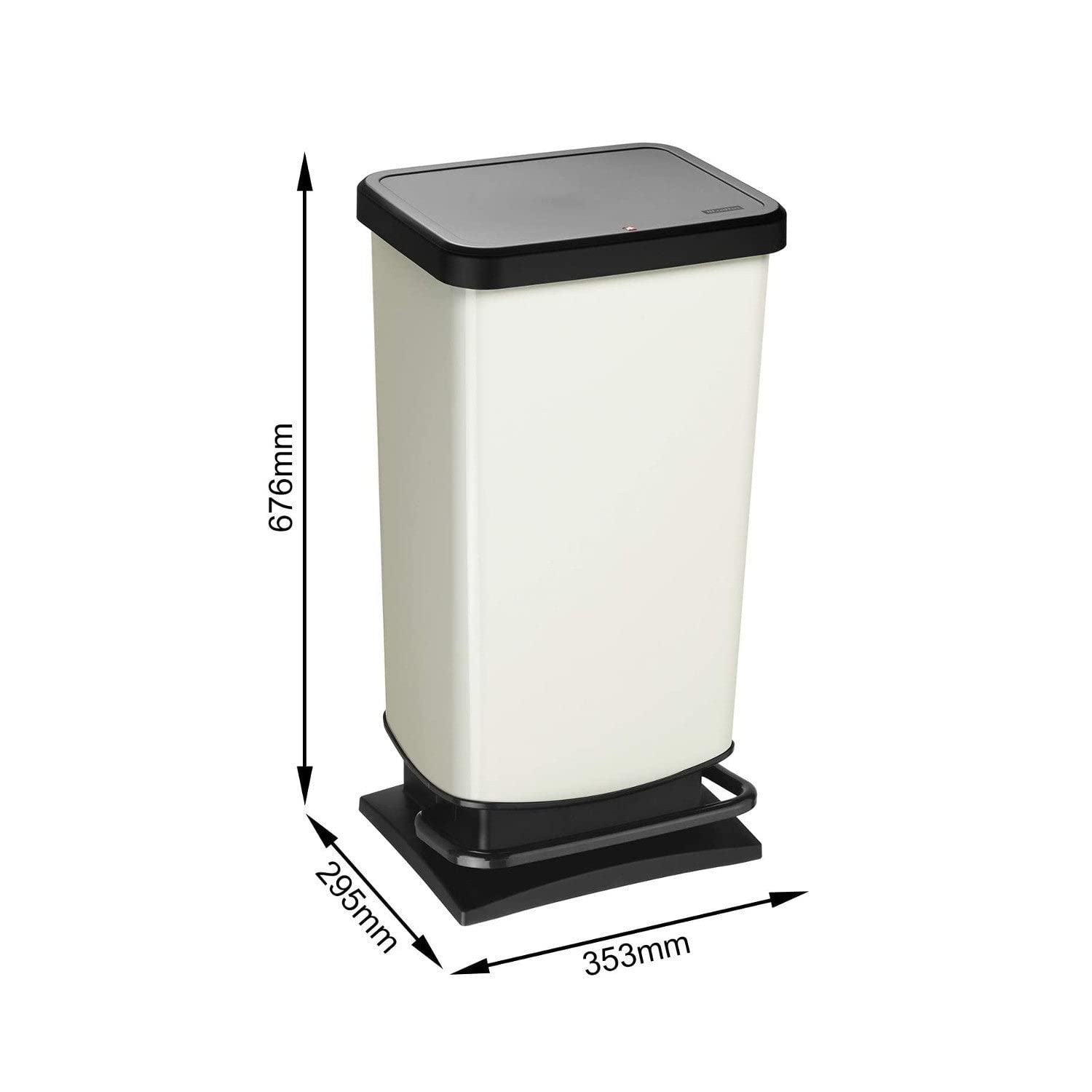 Rotho Paso Treteimer 40L weiß Küche, Haushalt & Wohnen