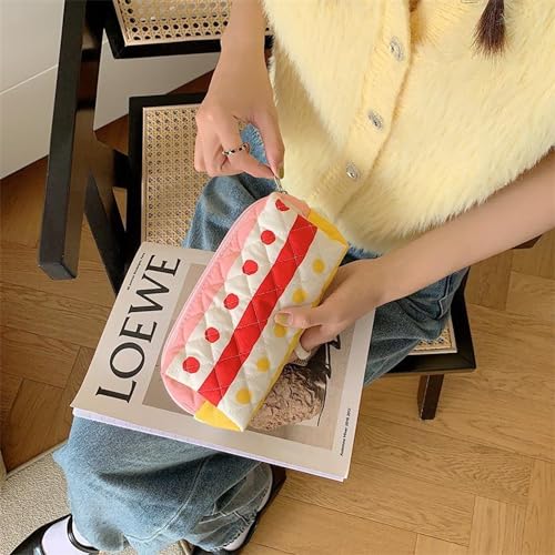 Image of Pencil Case Pen Case Office College School Storage Bag Pouch Holder Box Organizer Makeup Pouch Cosmetic Bag Aesthetic Cute Pencil Case for Girls Boys Kids (K)