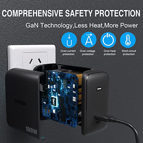 Gooloo Gt4000S Jump Starter 4000 Amp Car Starter With 100W Usb C Wall Charger, 12V Lithium Portable Car Battery Booster Pack For Up To 10L Diesel And 12L Gas Engines #TOP7