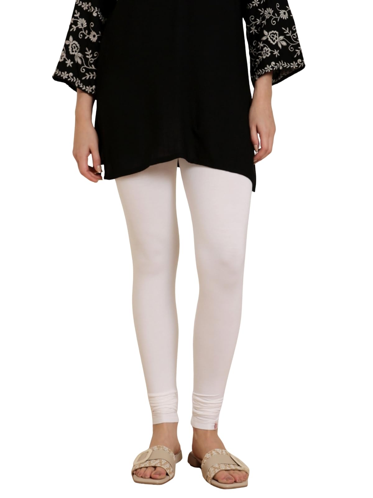 twin birds Tailored Cut & Classic Fit Super Stretchable Bamboo Modal Fabric Churidar Leggings for Women-picture-33