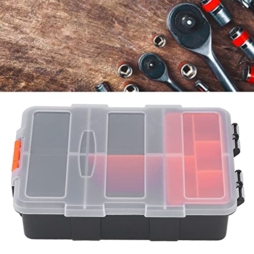 Hardware Parts Organizers,Plastic Tool Storage Box with Divider Compartment Double Sided Storage Box Organiser Stackable Screwbox Assortmentbox for Tools Screws Nails Rivets Bolts - Image 5