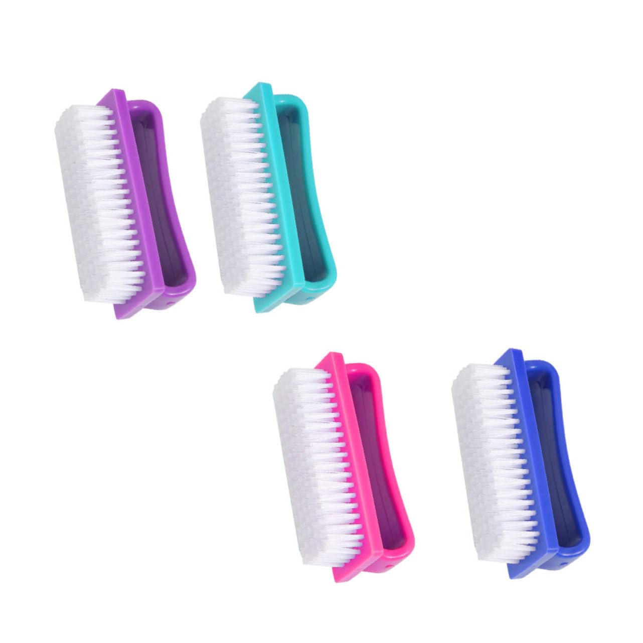 Healeved 12pezzi Pennelli Per Pulizia Unghie Spazzole Manicure Per Rimuovere e Macchie Su Unghie Per Uso Professionale e Domestico