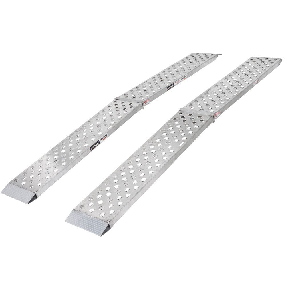 9' Big Boy Aluminum Folding Dual Runner Lawn Mower Ramps
