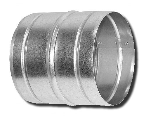 Raccord mamelon - Diamètre : 80, 100, 125, 150, 200, 250 mm - Tubes spiralés - Tuyau flexible en aluminium (150 mm)