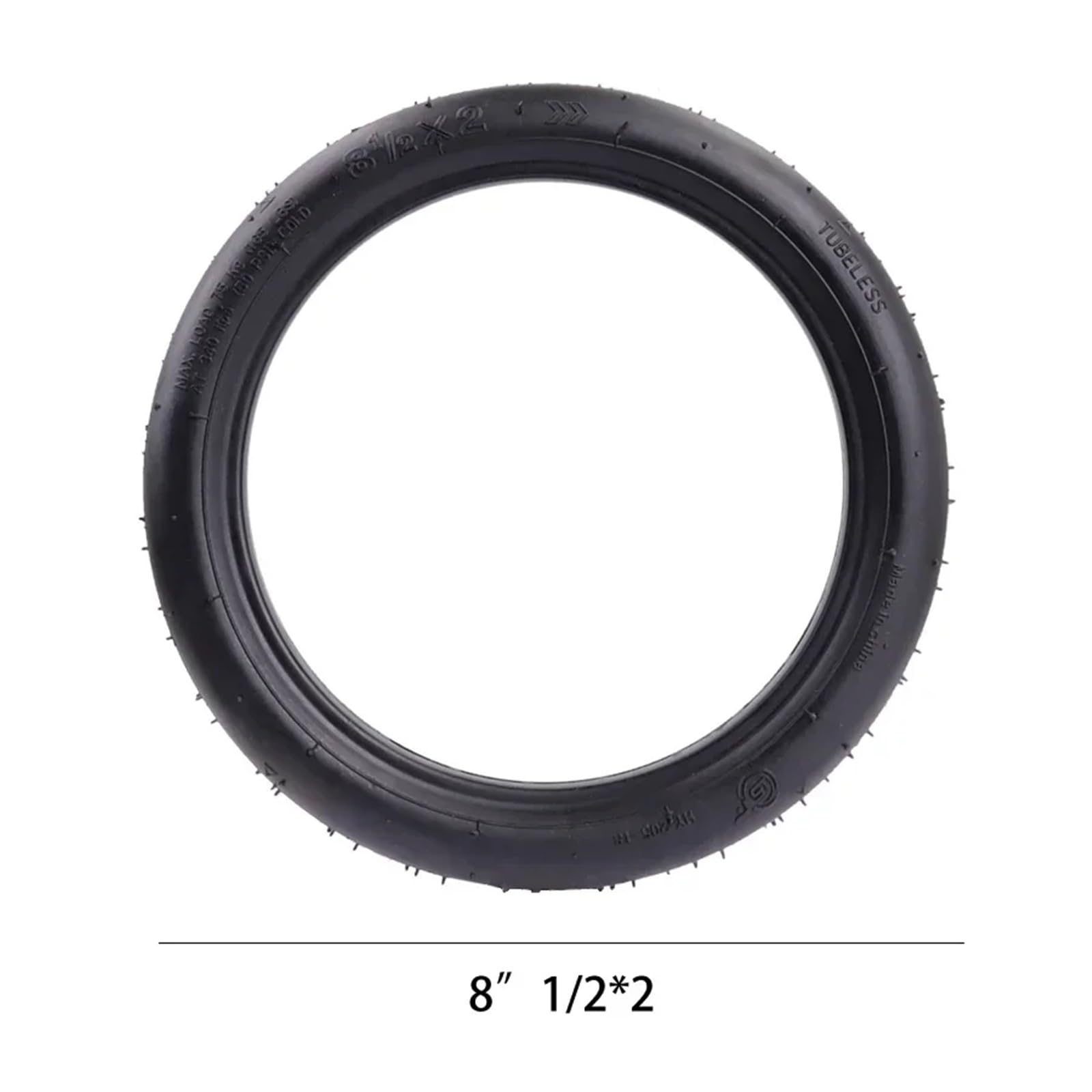 Pneu Trotinette Electrique,Roue Trottinette Electr Chambre à air gonflable de 8,5 pouces for scooter électrique, pneu extérieur 1/2 x 2, accessoires for roues(2 sets)