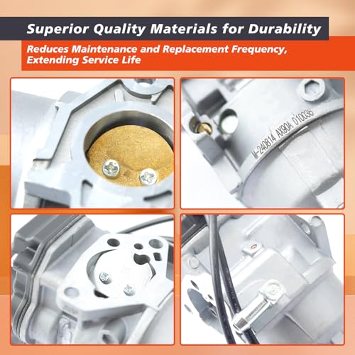 Image of 651P06495 Carburetor Carb Replacement for Huayi AX90 Series HU HUA HUB HUC Replacement for Cub Cadet XT1 LT42 IntelliPower 547cc Engines Model 13A6A9TSA10 Lawn Mower Parts
