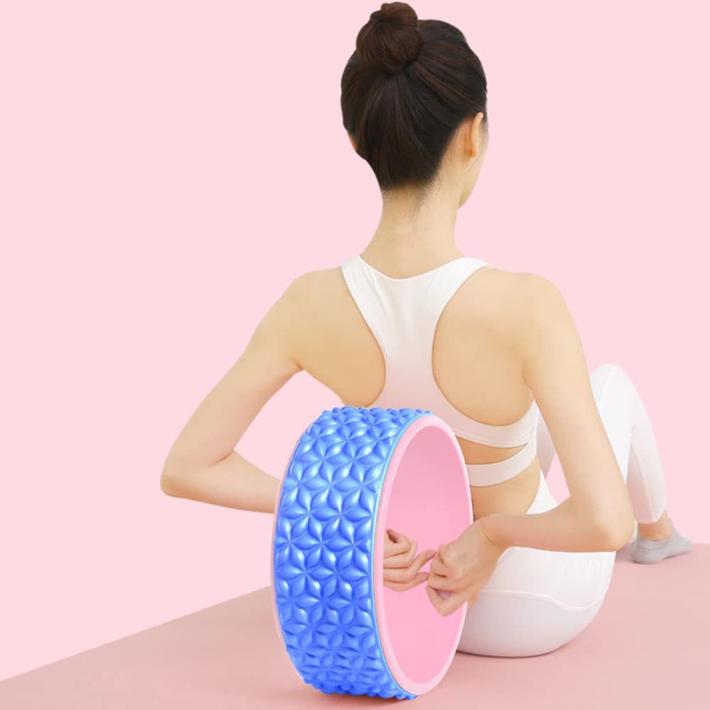 5D Ruota Yoga per Lo Stretching Ruota Yoga Anello Bend Rullo Elasticizzato Flessibilità Yoga Balance Circle Ruota Yoga Prop