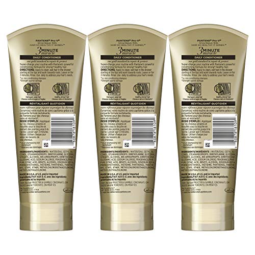 Pantene, Conditioner, Pro-V Repair And Protect For Damaged Hair, 3 Minute Miracle, 6 Fl Oz, Triple Pack #TOP1