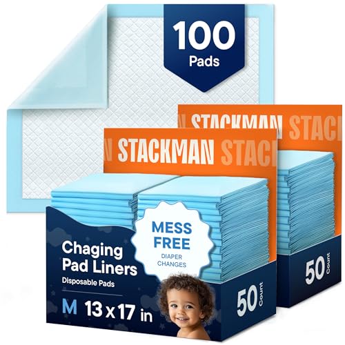 Disposable Changing Pads (100-Pack) for Baby & Pet